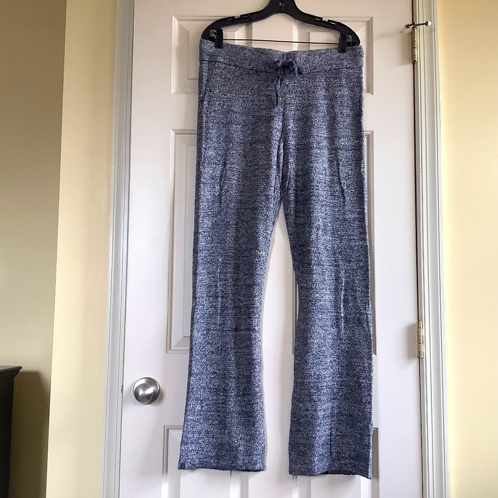 Barefoot Dreams CozyChic Lite Lounge Pant Heathered Indigo/Stone SZ L